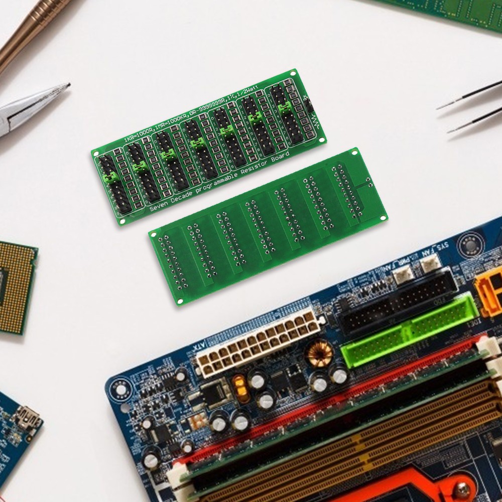 1R-999999R Programmable Resistance Board - Seven Section Precision